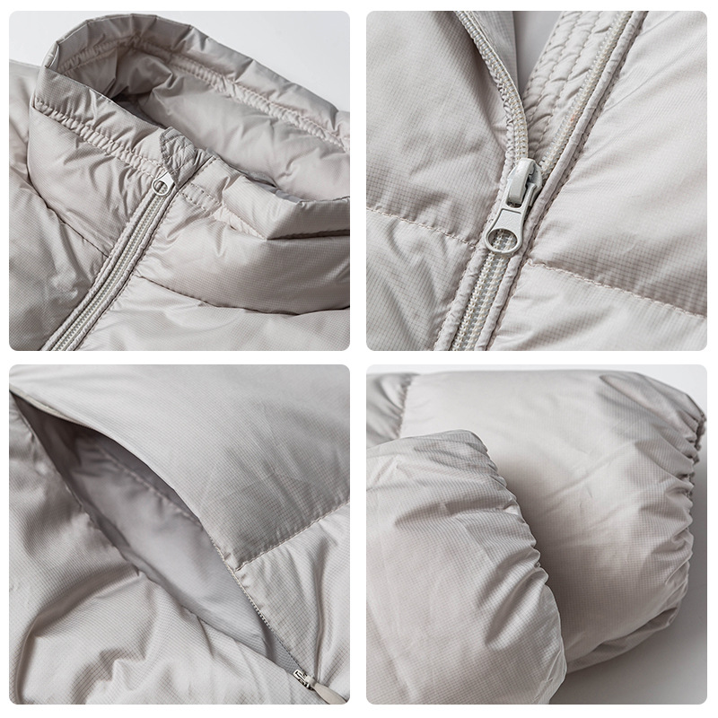 メンズ 黒 ファッション メンズ中綿ダウンジャケット黒系防寒アウター秋冬