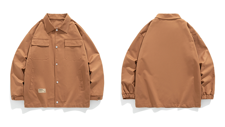 メンズ 黒 ファッション 現代工装ワークジャケット