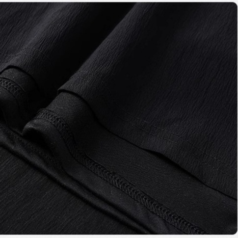 黒ドレス ロング シンプル 上品 ワンピース 長袖