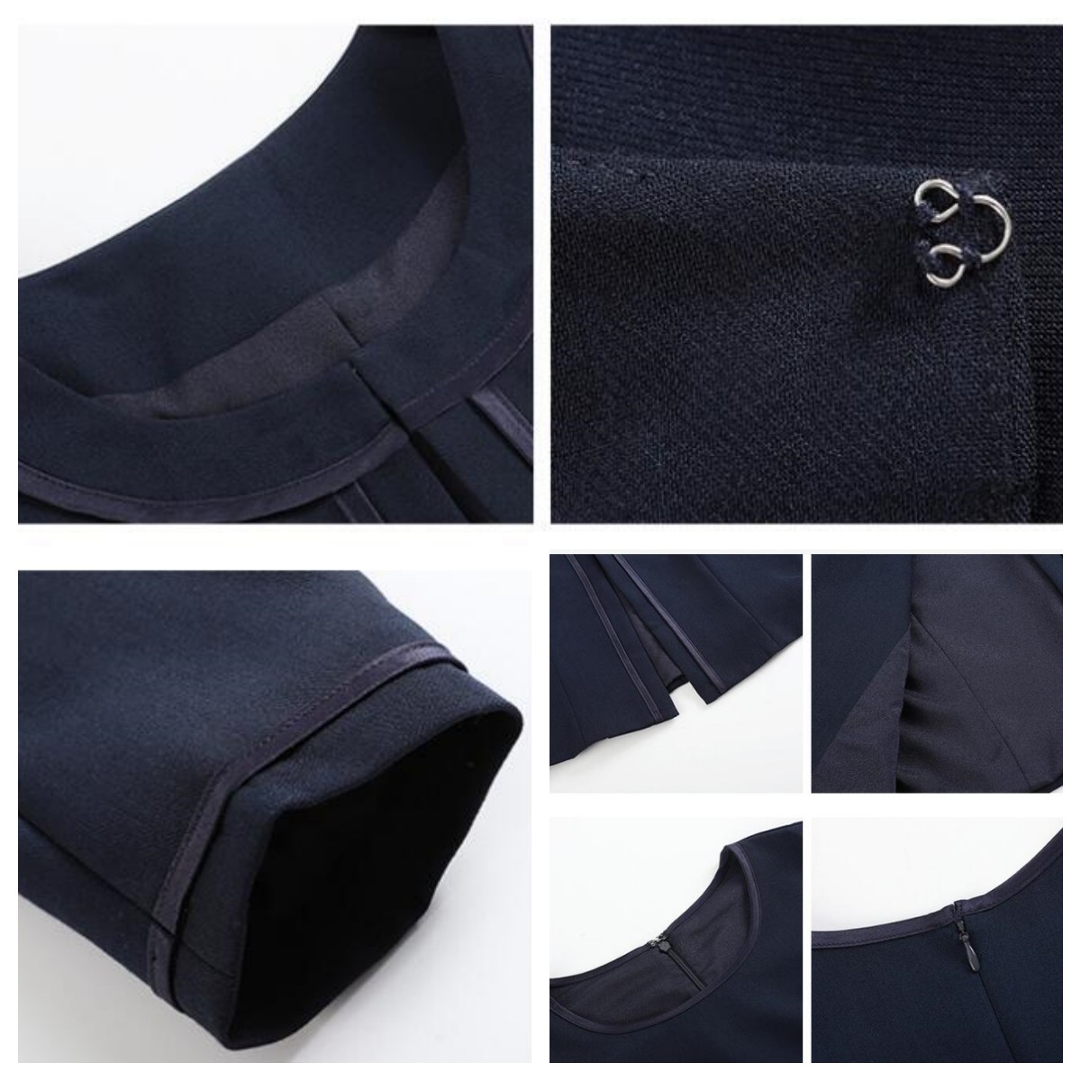 卒園式卒業式対応黒ドレス二点セット