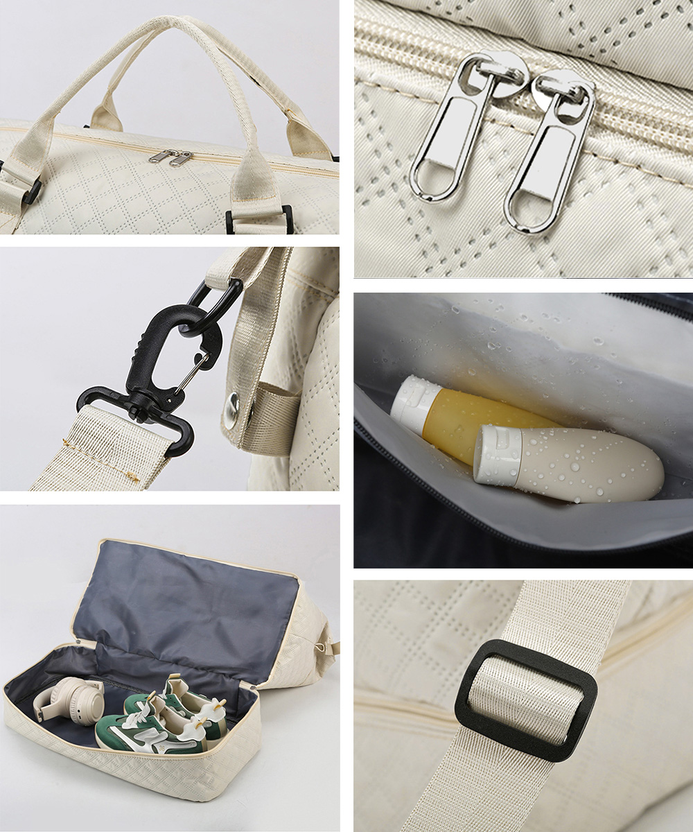 旅行バッグ 大容量ボストンバッグとショルダーバッグの二点組み