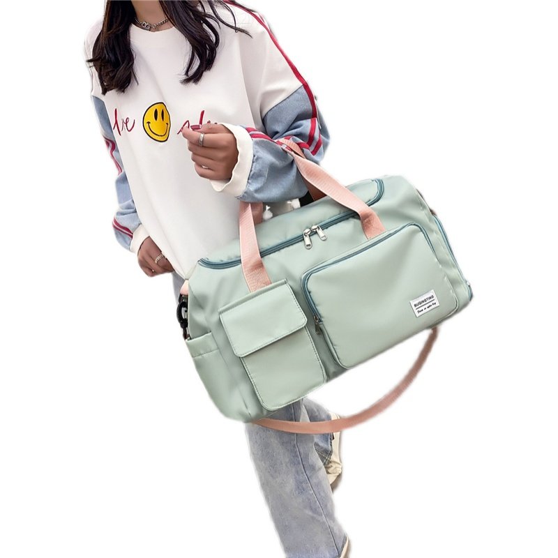 旅行バッグ 多機能ポケット付き大容量ボストンバッグ