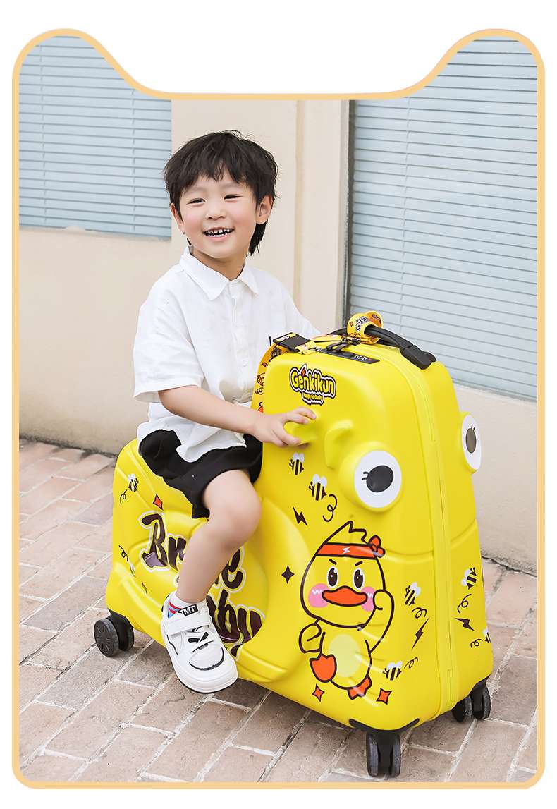 旅行バッグ お子様用キャラクター乗れるキャリーケース