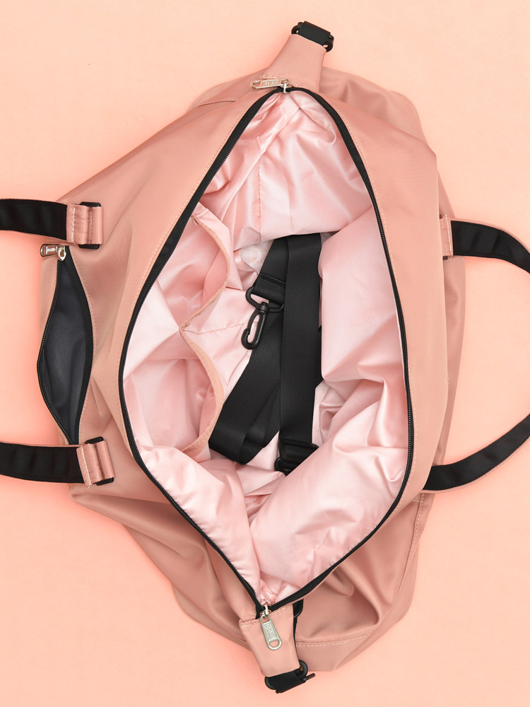 旅行バッグ 大容量軽量ナイロン製二層式ボストンバッグ