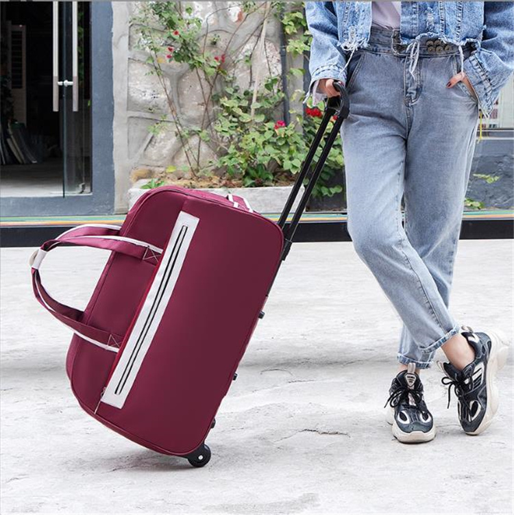 旅行バッグ 大容量キャリーケース 旅行用キャスター付きボストン型