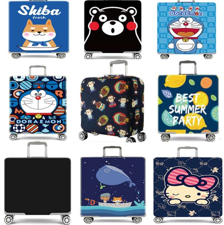 旅行バッグ  かわいいキャラクター柄スーツケースカバー