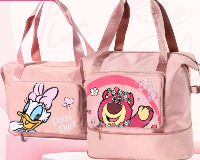 旅行バッグ ディズニーキャラクター折りたたみバッグ