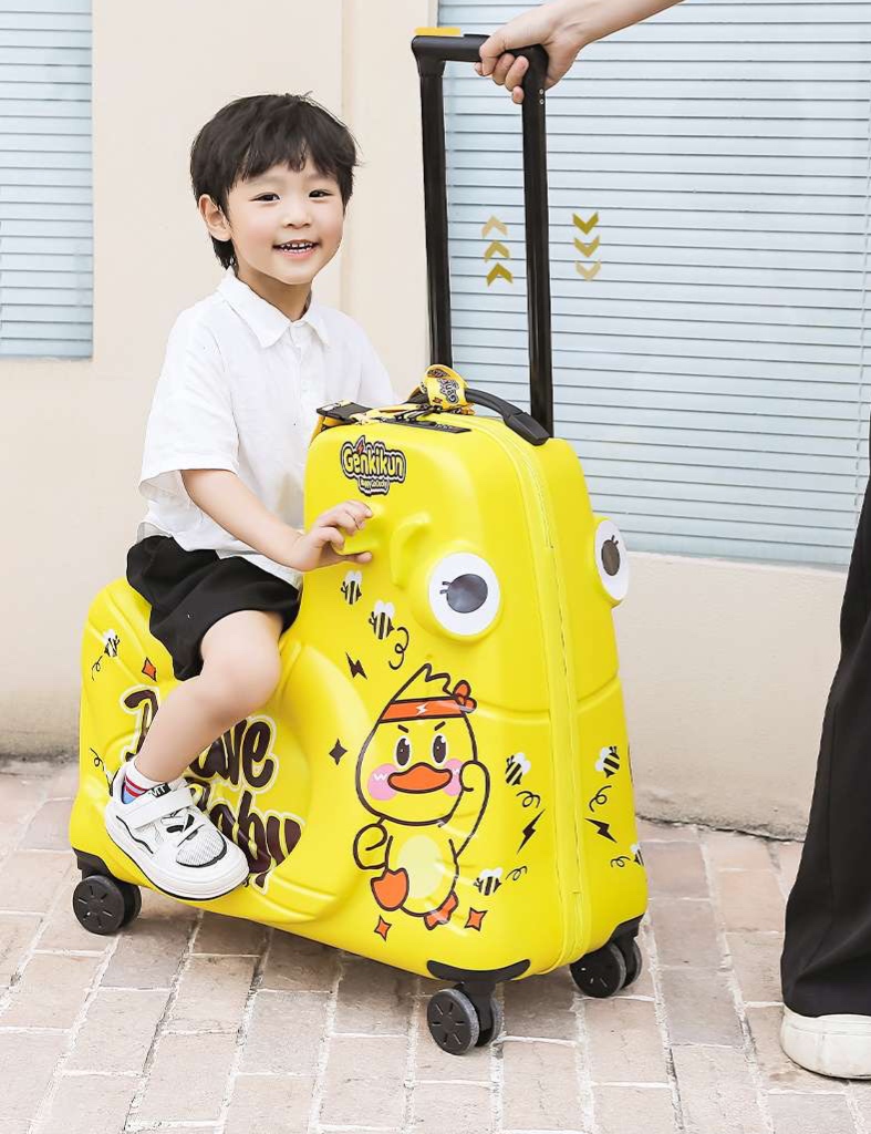 旅行バッグ お子様用キャラクター乗れるキャリーケース