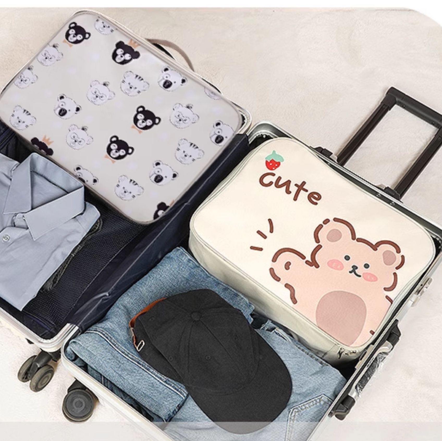 旅行バッグ 三匹のくまさん旅行バッグ