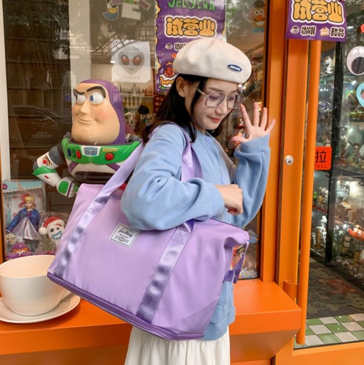 旅行バッグ 大容量多機能キャリーオン対応旅行用トートバッグ