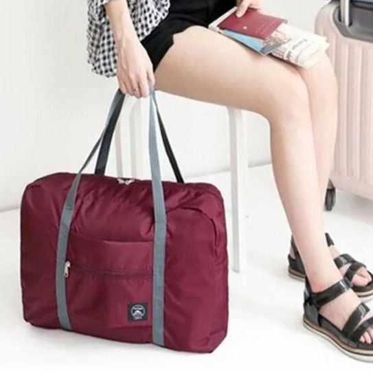 旅行バッグ 折り畳み式軽量ボストンバッグ
