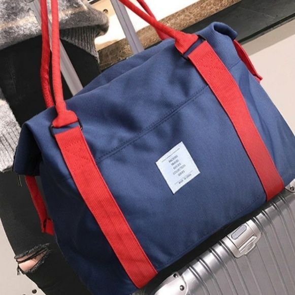 旅行バッグ 軽量多機能折りたたみ式旅行ボストンバッグ