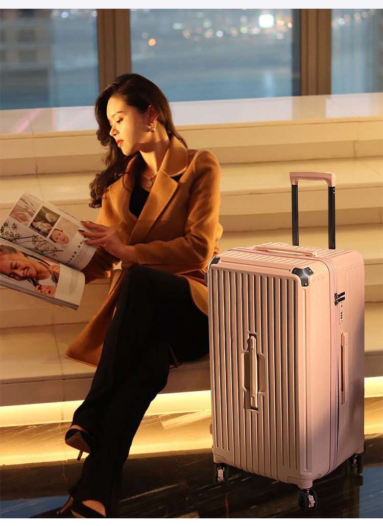 旅行バッグ 高級感漂う縦型スーツケース