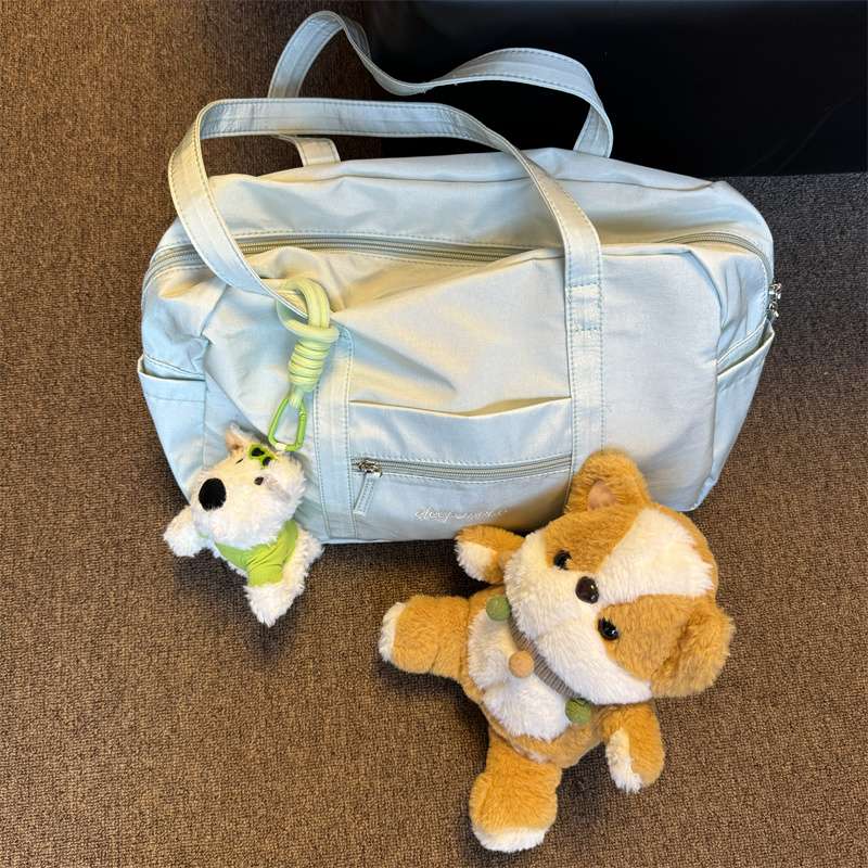 旅行バッグ ふわもこ動物付きお出かけバッグ