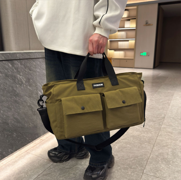 旅行バッグ 大容量ボストンバッグ 斜め掛け対応 靴収納付き 旅行鞄 男女兼用
