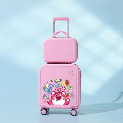 旅行バッグ 子供向けかわいい動物柄キャリーケースセット