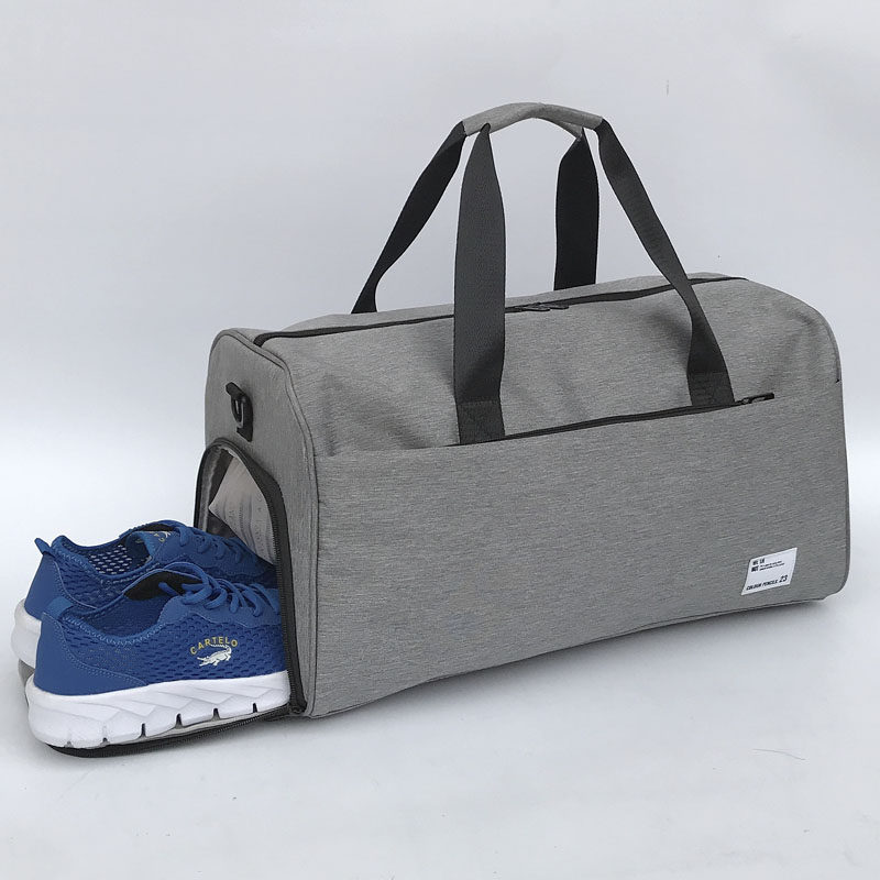 旅行バッグ シューズ収納付き大容量ボストンバッグ