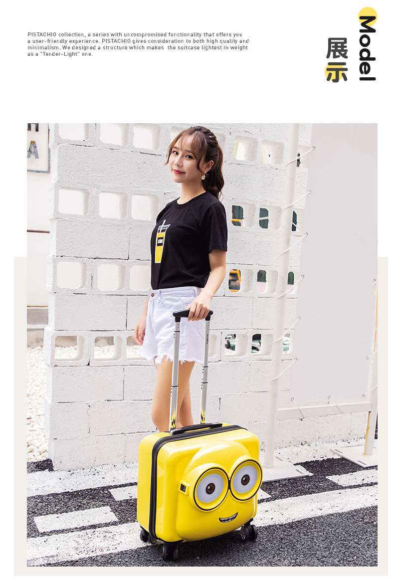 旅行バッグ ミニオンズ デザイン キャリーケース かわいい