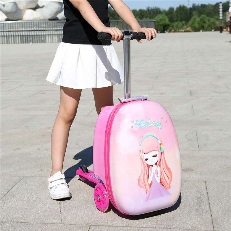 旅行バッグ 少女の夢見るスーツケース