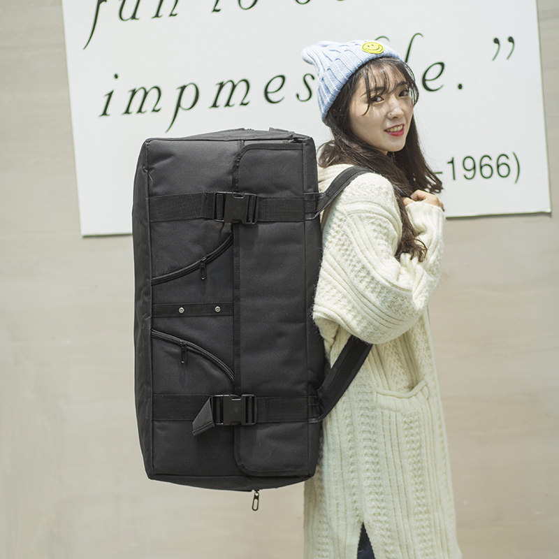 旅行バッグ 大容量多機能背負い式ボストンバッグ