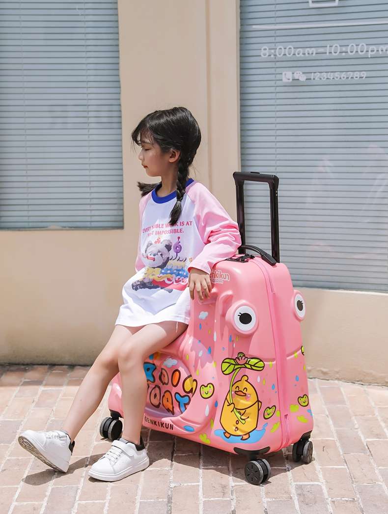 旅行バッグ お子様用キャラクター乗れるキャリーケース