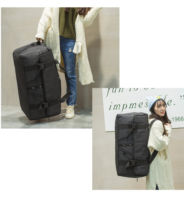 旅行バッグ 大容量多機能背負い式ボストンバッグ