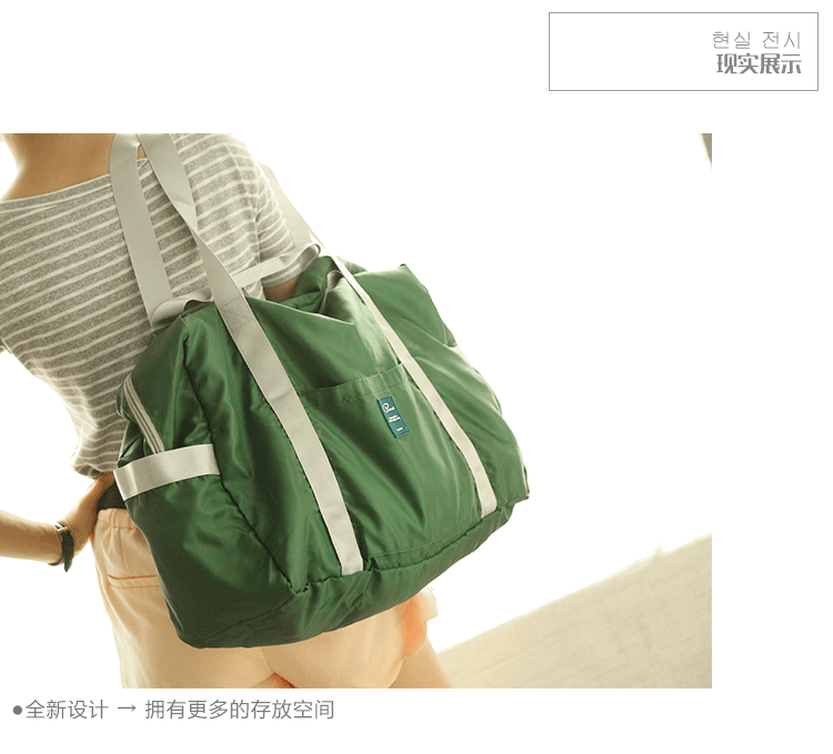 旅行バッグ 軽量折りたたみ式大容量ボストンバッグ