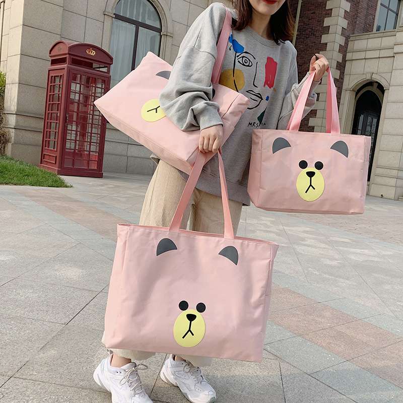 旅行バッグ くまさんフェイス トートバッグ