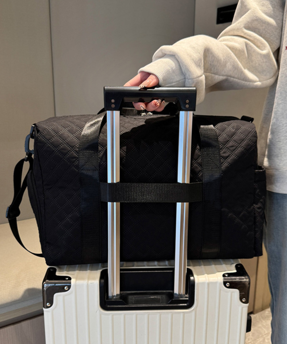 旅行バッグ キルティング大容量ボストンバッグ修学旅行対応鞄