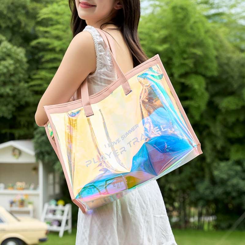 旅行バッグ 透明感きらめく夏の海辺バッグ