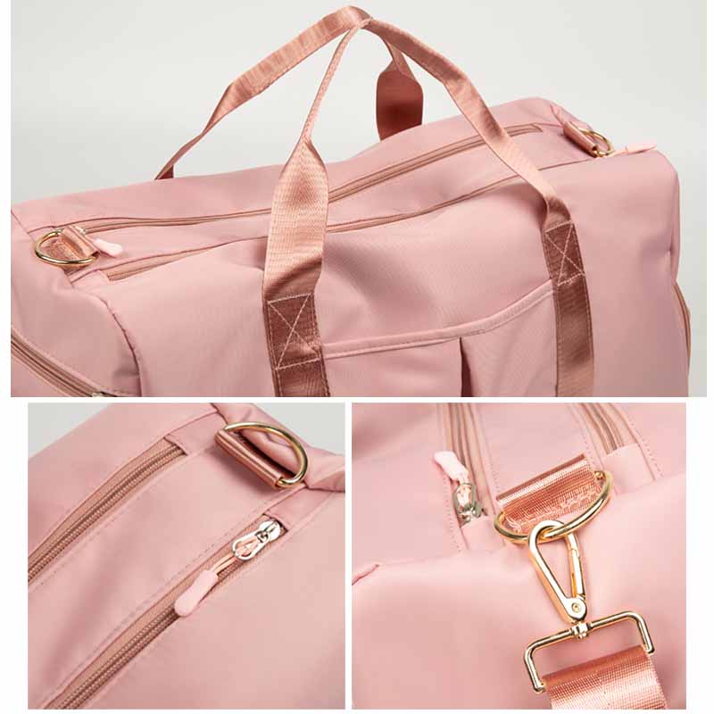 旅行バッグ 大容量ボストンバッグ 靴収納付き 旅行鞄 斜め掛け対応