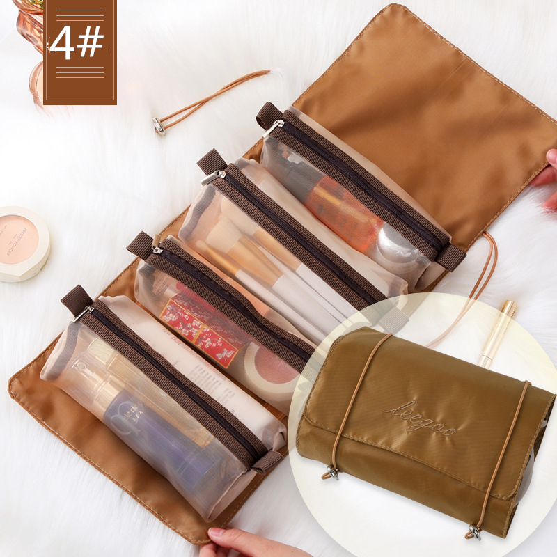 旅行バッグ 多機能トラベルポーチ 折りたたみ化粧ポーチ 撥水加工
