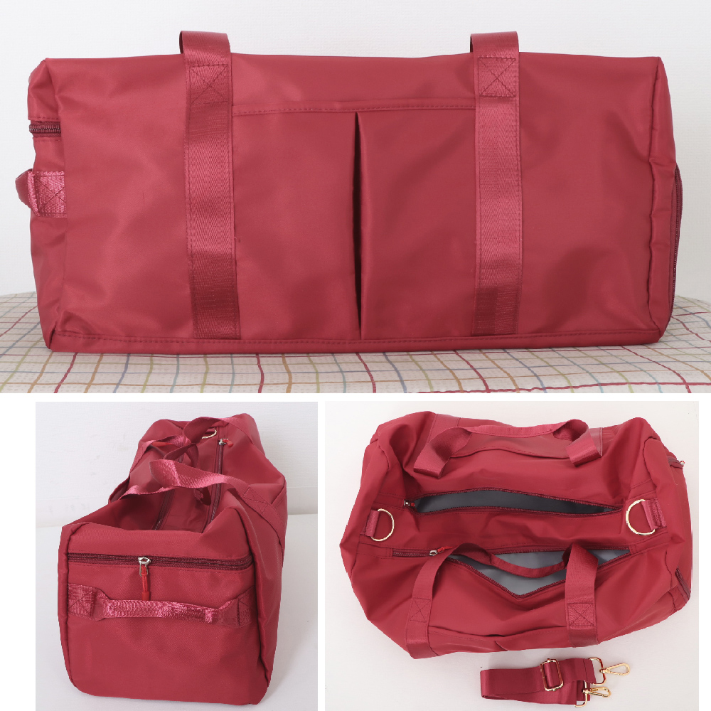 多機能ボストンバッグ 男女兼用 靴収納付き旅行バッグ