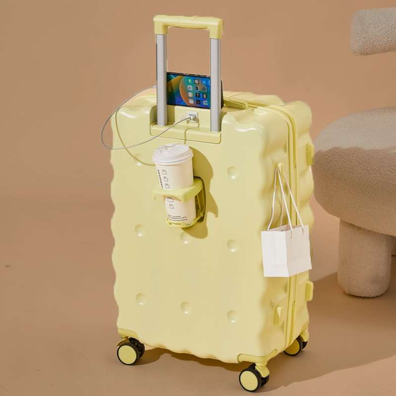 旅行バッグ  もちもちスポンジケーキ風キャリーケース かわいい