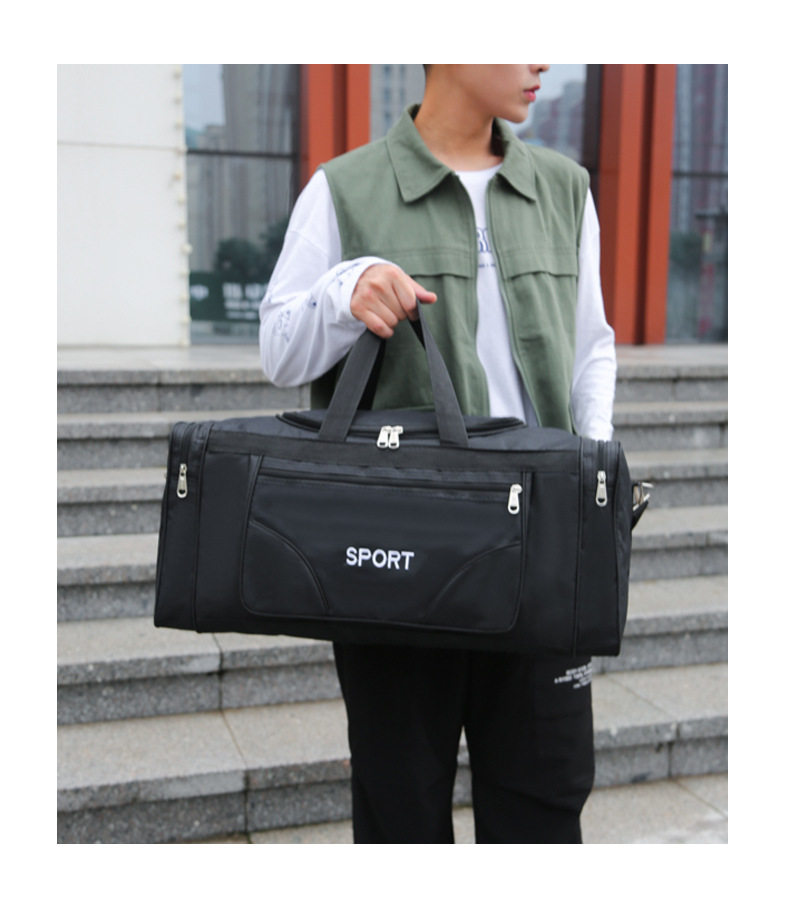 旅行バッグ 多機能ポケット付き大容量スポーツボストンバッグ