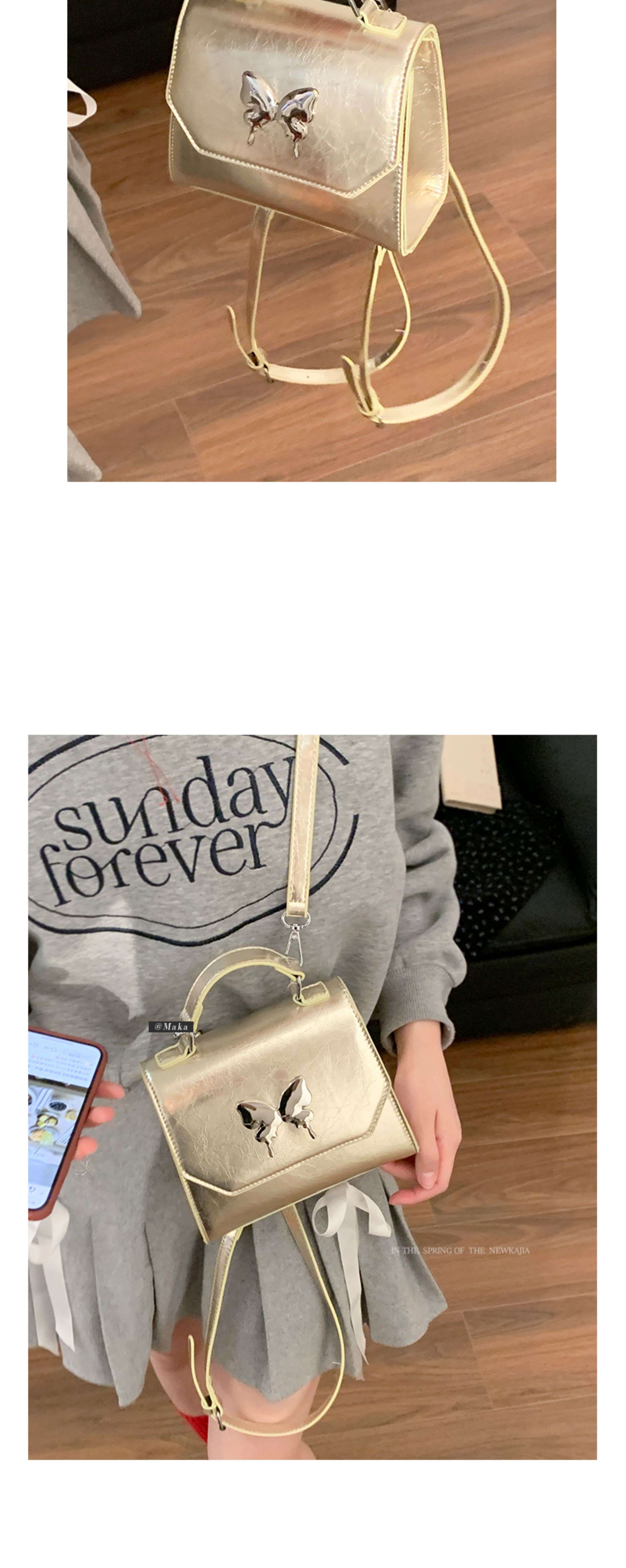 旅行バッグ 蝶々モチーフの上品ポシェット