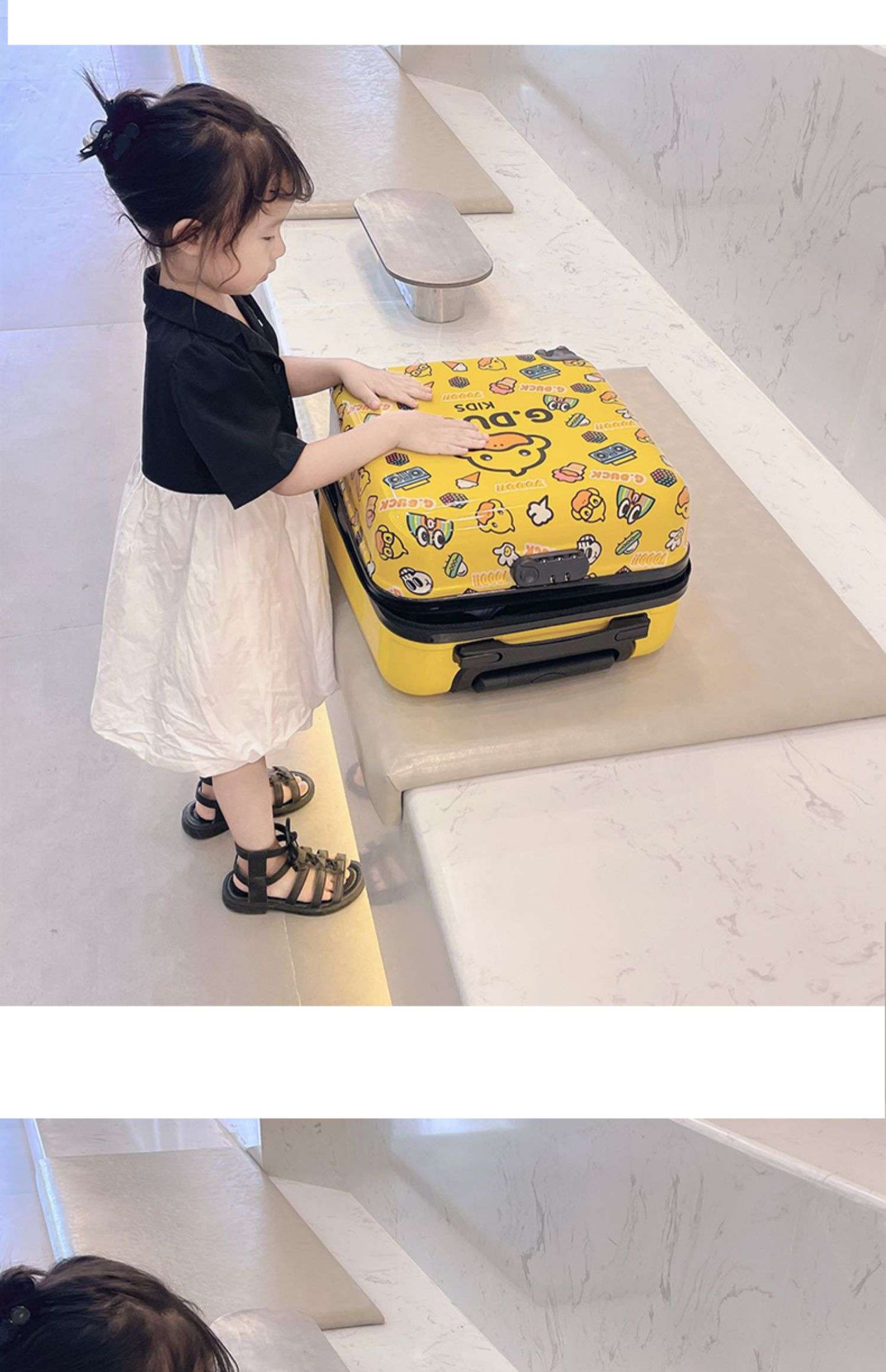 旅行バッグ あひるちゃんのわくわくトランク