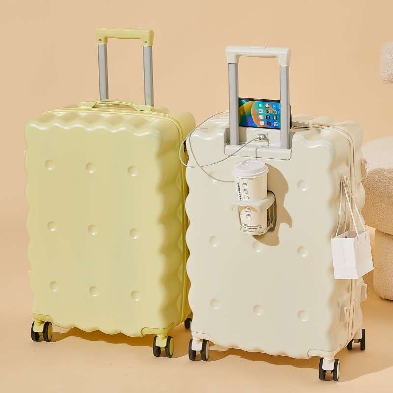 旅行バッグ  もちもちスポンジケーキ風キャリーケース かわいい