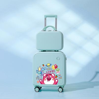 旅行バッグ 子供向けかわいい動物柄キャリーケースセット