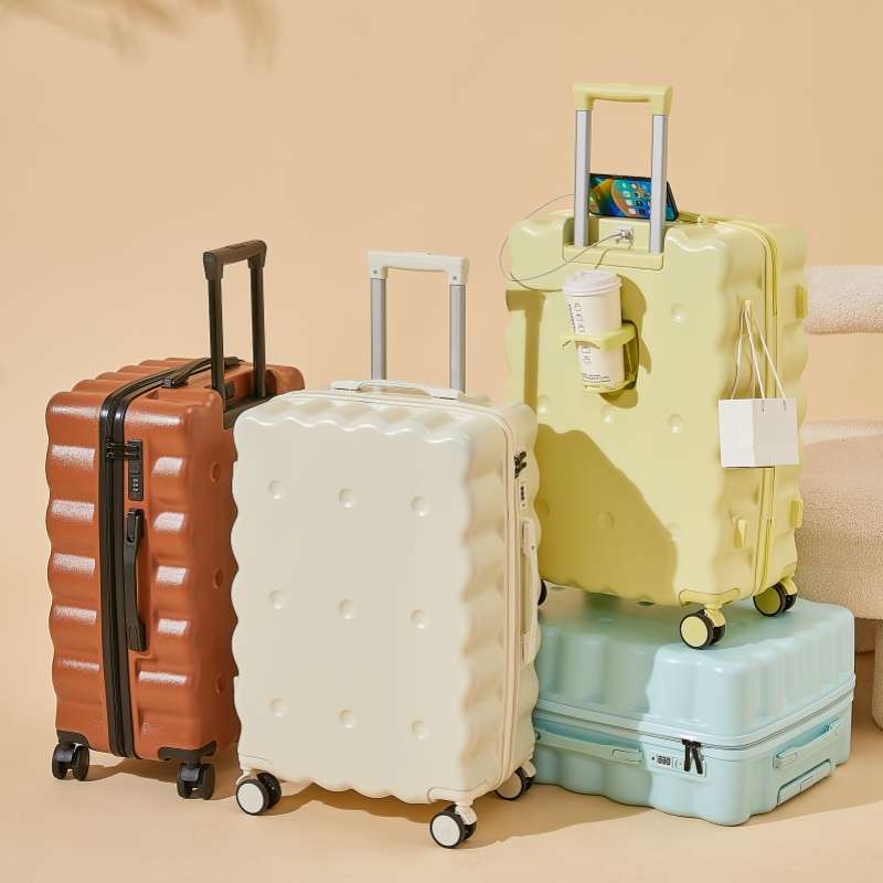 旅行バッグ  もちもちスポンジケーキ風キャリーケース かわいい