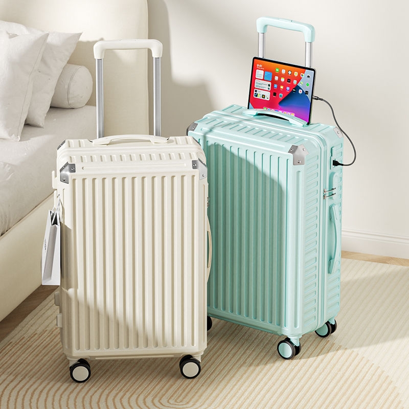 旅行バッグ スマート充電機能付き縦型キャリーケース