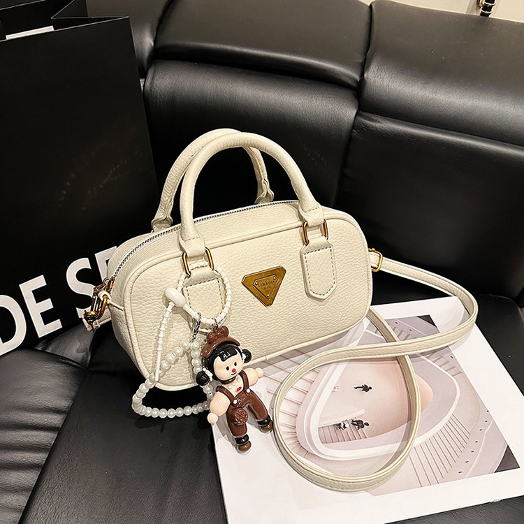 旅行バッグ 上品ミニボストン アクセサリー付き手提げ鞄