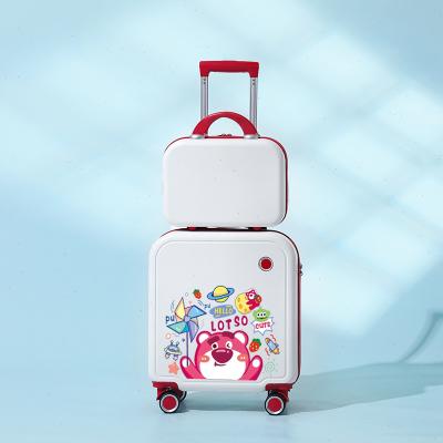 旅行バッグ 子供向けかわいい動物柄キャリーケースセット