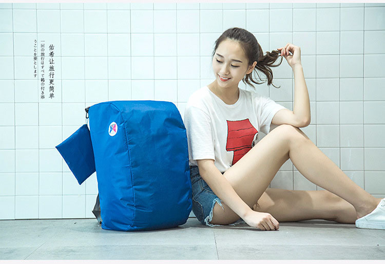 旅行バッグ 多機能トートバッグ 大容量軽量 斜め掛け対応 折畳み式