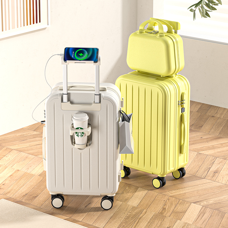 旅行バッグ 多機能スマート充電キャリーケース