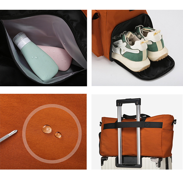 旅行バッグ 大容量ボストンバッグ 斜め掛け対応 靴収納付き 旅行鞄 男女兼用