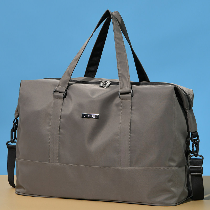 旅行バッグ 大容量軽量ナイロン製二層式ボストンバッグ