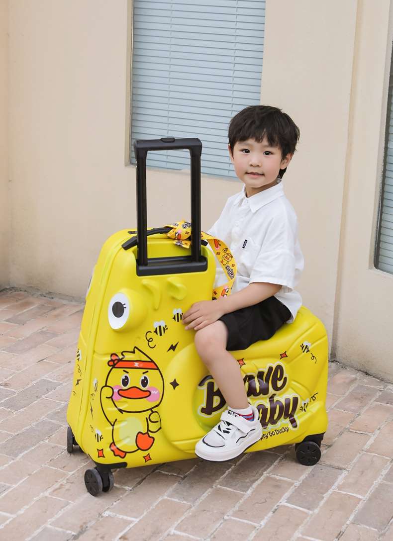 旅行バッグ お子様用キャラクター乗れるキャリーケース