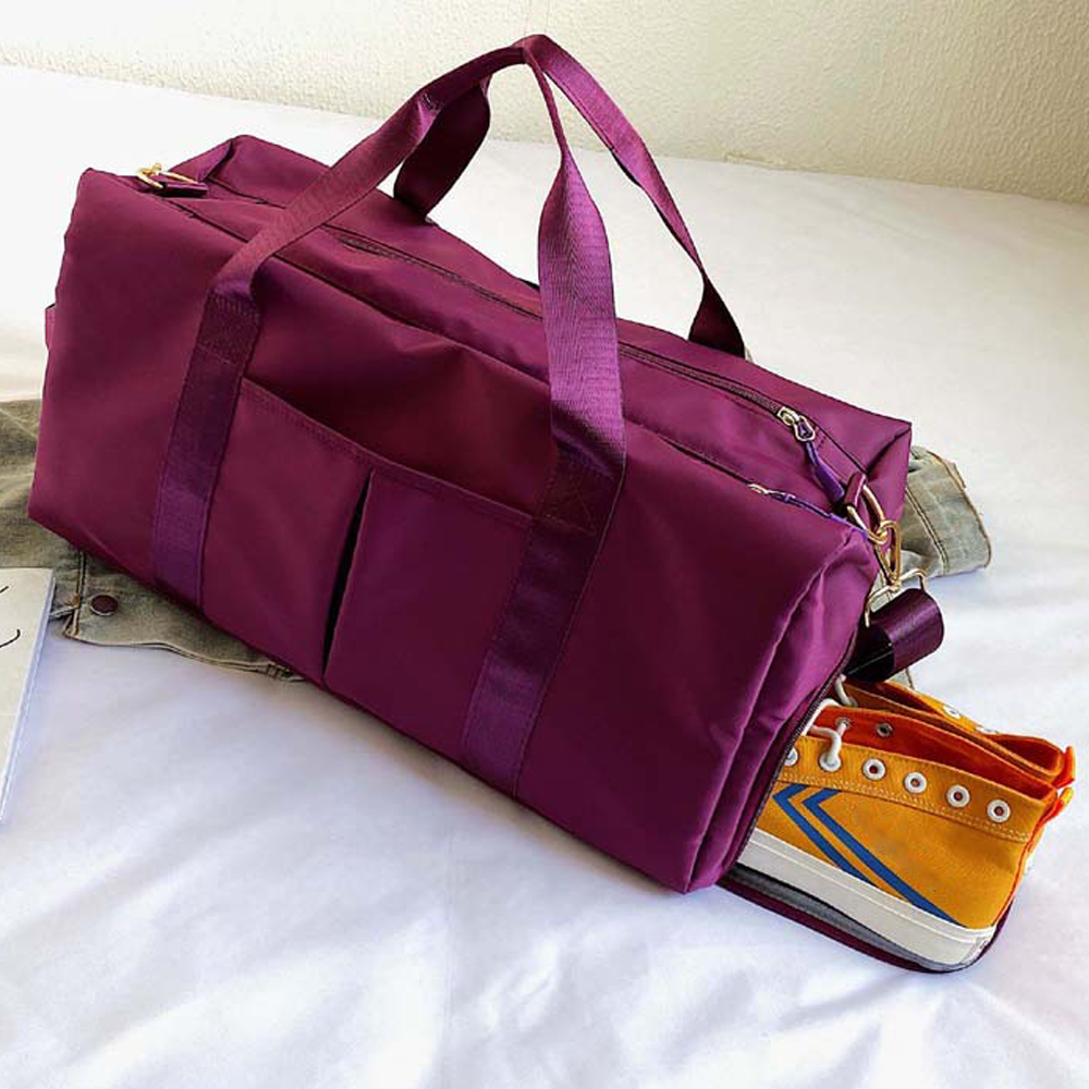 多機能ボストンバッグ 男女兼用 靴収納付き旅行バッグ