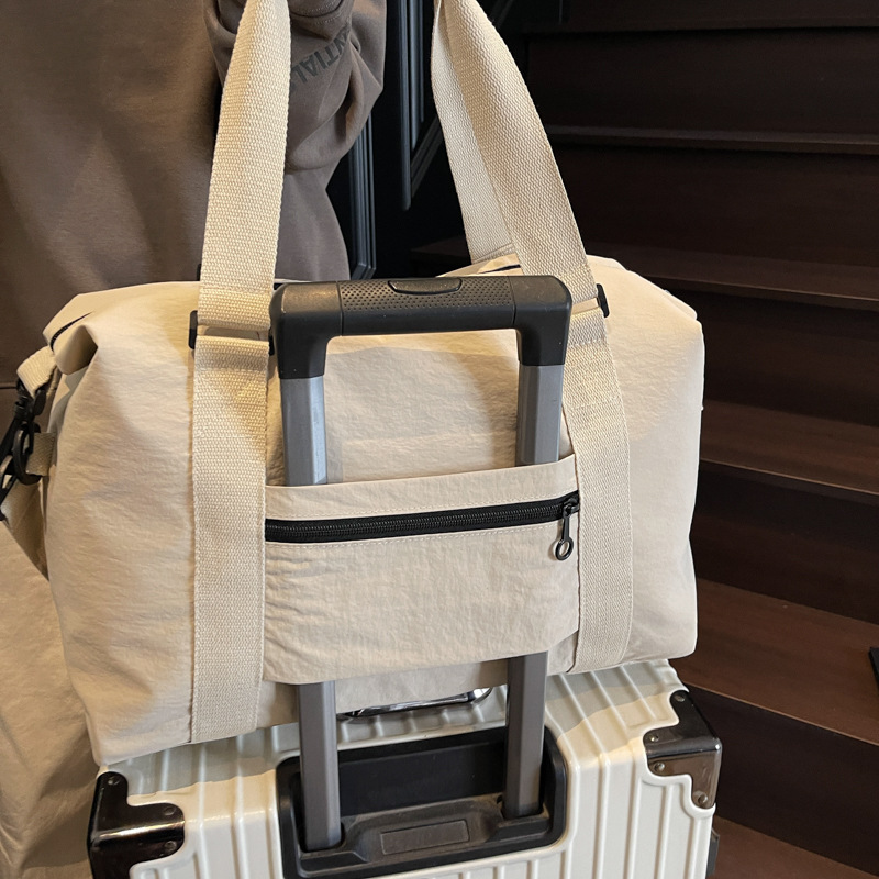 旅行バッグ 大容量ナイロントートバッグ 旅行用ショルダー付き 6色展開